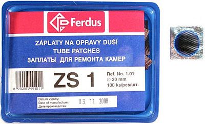 záplaty Ferdus ZS 1 (balení 100ks)