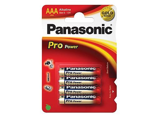 baterie Panasonic mikro alkalická PRO Power