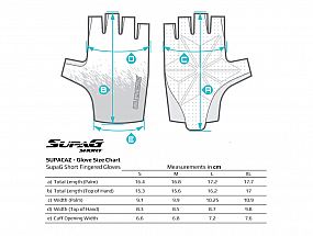 rukavice Supacaz SupaG Clarino Short - Oil Slick Reflexive S