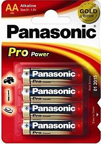 baterie Panasonic tužková alkalická PRO Power